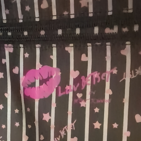 Luv Betsey By Betsey Johnson Mauve Quilted Backpack With Gold Accents - Picture 4 of 6